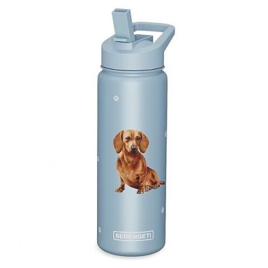 Water Bottle - Dachshund (red)